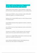 SPCE 689 Verbal Behavior Chapter 9-11 Exam with Questions and Answers