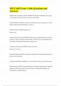 SPCE 689 Exam 1 with Questions and Answers