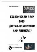 ESC3701 EXAM PACK 2025  &lbrace;DETAILED QUESTIONS AND ANSWERS &rcub;