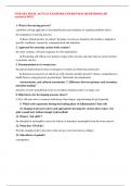 NUR 201 FINAL ACTUAL EXAM SOLVED REVIEW QUESTIONS &lpar;All correct&rpar;-WGU