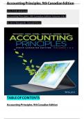 Solution Manual for Accounting Principles Volume 1 & Volume 2&comma; 9th Canadian Edition Jerry J&period; Weygandt&comma; Verified Chapters 1 - 20&comma; Complete Newest Version