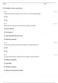 PA Emissions Inspector Certification 2024 Questions With Complete Solutions&excl;&excl;