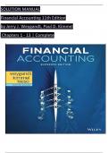 Solution Manual For Financial Accounting&comma; 11th Edition by Jerry J&period; Weygandt&comma; Paul D&period; Kimmel&comma; Verified Chapters 1 - 13&comma; Complete Newest Version