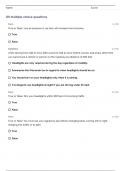 Wisconsin Motorist Handbook Study Guide 2024 Questions With Complere Solutions&excl;&excl;