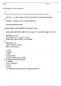 Board Certification in Obesity Medicine &lpar;2024&rpar; Latest Questions With 100&percnt; Correct Answers&excl;&excl;