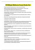 NURS549 Midterm Exam Study Set 