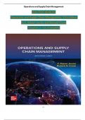 TEST BANK For Operations and Supply Chain Management&comma; 17th Edition by &lpar;F&period; Robert Jacobs&comma; 2024&rpar;&comma; Verified Chapters 1 - 22&comma; Complete Newest Version