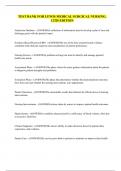 TEST BANK FOR LEWIS MEDICAL SURGICAL NURSING&comma; 12TH EDITION