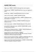 AANP-FNP exam  practice questions with detailed explanations & correct Answers responses