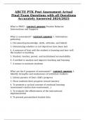 ABCTE PTK Post Assessment Actual Final Exam Questions with all Questions Accurately Answered 2024&sol;2025