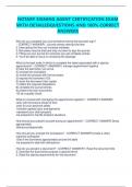 NOTARY SIGNING AGENT CERTIFICATION EXAM WITH DETAILEDQUESTIONS AND 100&percnt; CORRECT ANSWERS