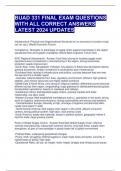 BUAD 331 FINAL EXAM QUESTIONS WITH ALL CORRECT ANSWERS LATEST 2024 UPDATES 