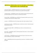 OpenStax Principles of Economics Chapter 1 Questions and Answers 2024