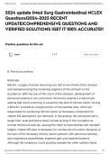 2024 update &vert;Med Surg Gastrointestinal NCLEX Questions&vert;2024-2025 RECENT UPDATE&vert;COMPREHENSIVE QUESTIONS AND VERIFIED SOLUTIONS &vert;GET IT 100&percnt; ACCURATE&excl;&excl;