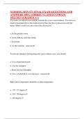 NURSING MSN 571 FINAL EXAM QUESTIONS AND ANSWERS 100&percnt; CORRECT LATEST UPDATE 2022&sol;2023 &lpar;GRADED A&plus;&rpar;