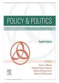 Test Bank for  Mason Policy & Politics in Nursing and Health Care&comma; 8th Edition  by Diana J&period; Mason