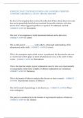 EDF6225 EXAM 2 WITH QUESTIONS AND ANSWERS &lpar;VERIFIED  ANSWERS GRADED A&rpar; LATEST UPDATE 2024&sol;2025