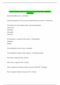 USAHS NUEROSCIENCE EXAM 2024&sol;2025 WITH 100&percnt; CORRECT ANSWERS