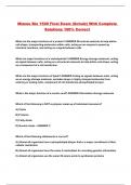 Mizzou Bio 1500 Final Exam &lpar;Schulz&rpar; With Complete Solutions 100&percnt; Correct