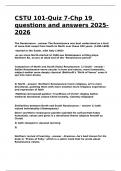 CSTU 101-Quiz 7-Chp 19 questions and answers 2025-2026&period;