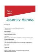 Journey Across the Life Span Human Development and Health Promotion 7th Edition Test Bank &ndash; Elaine U Polan & Daphne R Taylor Chapters Nursing Exam Questions and Answers