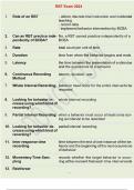 RBT Exam Practice Questions and Answers STUDY BUNDLE 2024&sol;2025