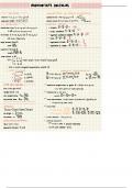 MA261 &lpar;Multivariate Calculus&rpar; Study Guide