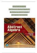 Solution Manual for First Course in Abstract Algebra A&comma; 8th Edition by John B&period; Fraleigh&comma; Verified Chapters 1 - 56&comma; Complete Newest Version