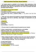 2024 health assessments exam questions and answers test bank new