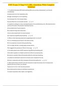 EMT Exam 2 Chap 9-13 &lpar;JBL&rpar; Questions With Complete Solutions