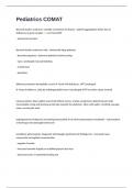 Pediatrics COMAT Practice Exam 2024&sol;2025