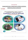 Test Bank for Community Health Nursing&colon; A Canadian Perspective&comma; 6th Edition by Aliyah Dosani&comma; Josephine Etowa&comma; and Cheryl van Daalen-Smith 