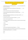 IPPS-A DL Final Exam - HR Professional &sol; Payroll Specialist&vert; 86 QUESTIONS&vert; WITH COMPLETE SOLUTIONS