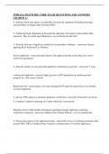 INDIANA PESTICIDE CORE EXAM QUESTIONS AND ANSWERS GRADED A&plus;