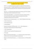 CDCR SGT&period; EXAM&vert; 96 QUESTIONS&vert; WITH COMPLETE SOLUTIONS