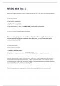NRSG 408 Test 3 Questions And Answers 2024&sol;2025
