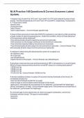 NLN Practice 148 Questions & Correct Answers-Latest Update&period;