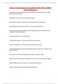 Comp 2 Galen practice questions with 100&percnt; Verified Correct Answers