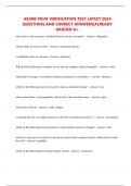 ASVAB PICAT VERIFICATION TEST LATEST 2024  QUESTIONS AND CORRECT ANSWERS&vert;ALREADY  GRADED A&plus;