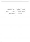 Exam &lpar;elaborations&rpar; CONSTITUTIONAL LAW MPTC