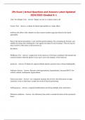 3Ps Exam &vert; Actual Questions and Answers Latest Updated  2024&sol;2025 &lpar;Graded A&plus;&rpar;