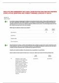 WGU C723 PRE-ASSESSMENT 2024&sol;2025- QUANTITATIVE ANALYSIS FOR BUSINESS &lpar;PHFO&rpar; ACTUAL QUESTIONS AND CORRECT ANSWERS &semi;SIMILAR TO THE OA&period;