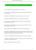 A LEVEL EDEXCEL BUSINESS PAPER 2