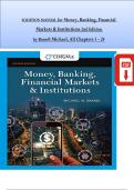 SOLUTION MANUAL For Money&comma; Banking&comma; Financial Markets and Institutions&comma; 2nd Edition by Brandl Michael&comma; Verified Chapters 1 - 24&comma; Complete Newest Version
