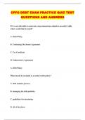 CPFO DEBT EXAM PRACTICE QUIZ TEST QUESTIONS AND ANSWERS