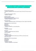 BASIC DYSRHYTHMIA COURSE EXAM WITH QUESTIONS AND CORRECT ANSWERS