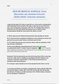 HESI RN Medical-Surgical Exam &ndash; 2025 Updated Questions with Verified Answers &ndash; Complete Review Material