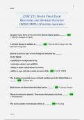 EXSC 221 HAGER FINAL EXAM QUESTIONS AND ANSWERS UPDATED &lpar;2024&sol;2025&rpar; &lpar;VERIFIED ANSWERS&rpar;