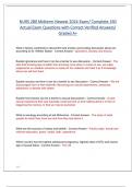 NURS 280 Midterm Newest 2024 Exam&sol; Complete 160 Actual Exam Questions with Correct Verified Answers&sol; Graded A&plus;