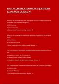 ESG CFA CERTIFICATE PRACTICE QUESTIONS & ANSWERS GRADED A&plus;